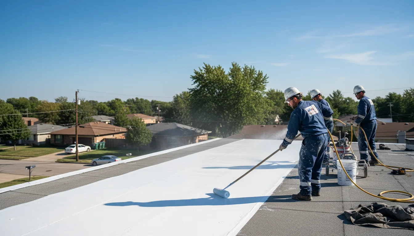 Commercial roof coating in Valley City, ND near me
